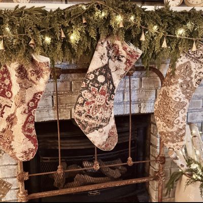 Persian Rug Pattern Stocking Set of 3