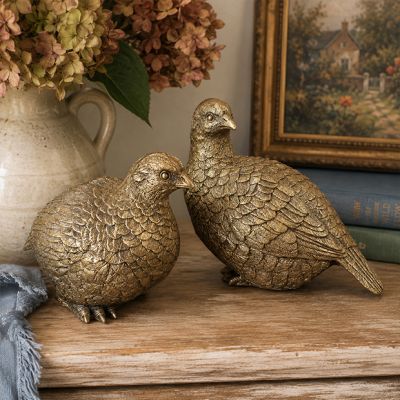 Pheasant Tabletop Figurine Set of 2