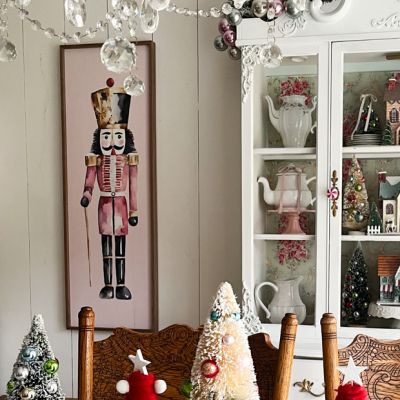 Pink Nutcracker Framed Wall Art