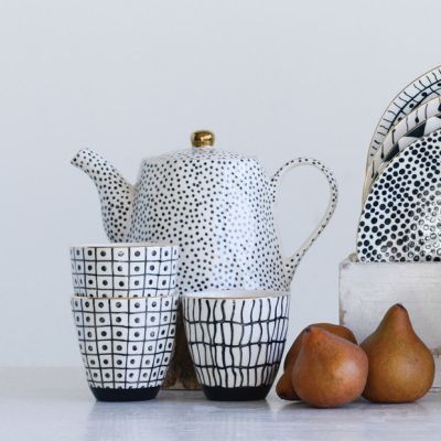 Polka Dot Teapot