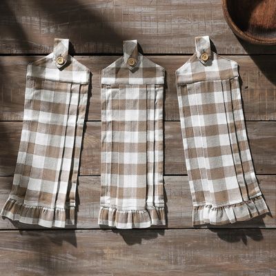 Portabella Buffalo Check Tea Towel Set of 3