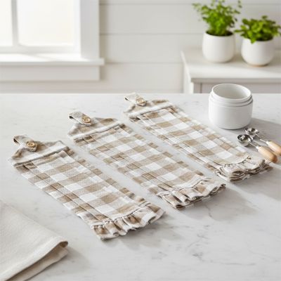 Portabella Buffalo Check Tea Towel Set of 3