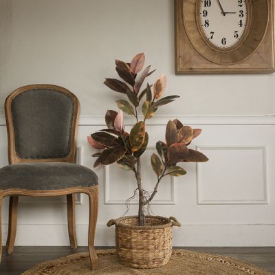 Potted Artificial Magnolia Leaf Tree