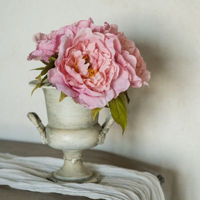 Pretty In Pink Faux Peony Bouquet