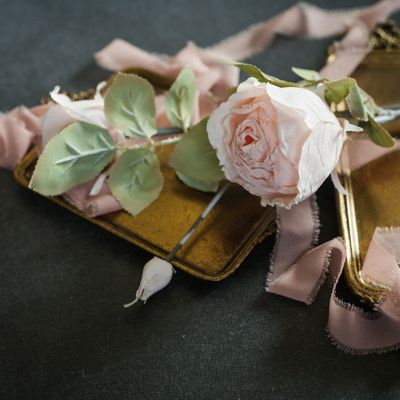 Pretty Pale Pink Rose Spray