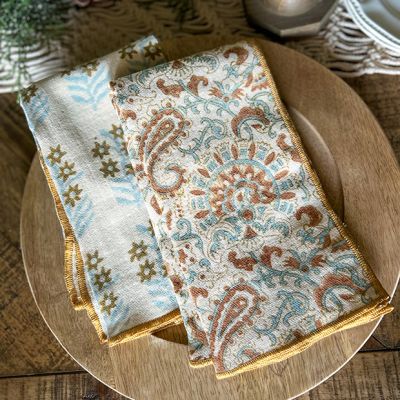 Pretty Pattern Kitchen Towels Set of 2