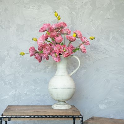 Pretty Pink Poppy Spray