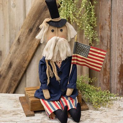 Primitive Americana Uncle Sam Doll