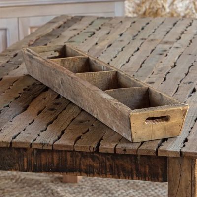 Primitive Brick Mold Wood Planter
