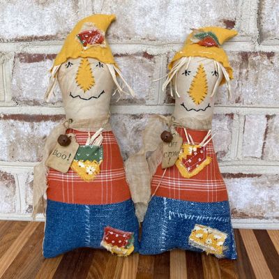 Primitive Scarecrow Shelf Sitter