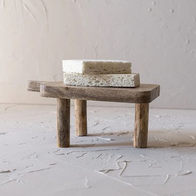Primitive Farmhouse Footed Display Riser
