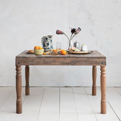 Primitive Farmhouse Reclaimed Wood Dining Table
