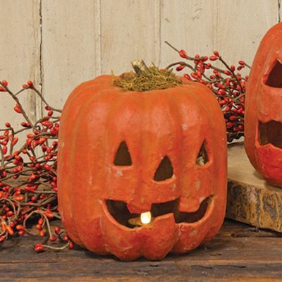 Primitive Hollow Jack O Lantern Luminary