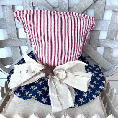 Primitive Uncle Sam Hat Tabletop Decor