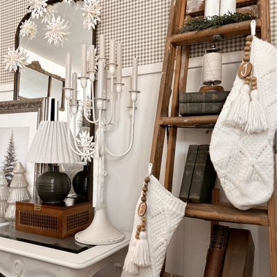 Provincial Iron Tabletop Candelabra