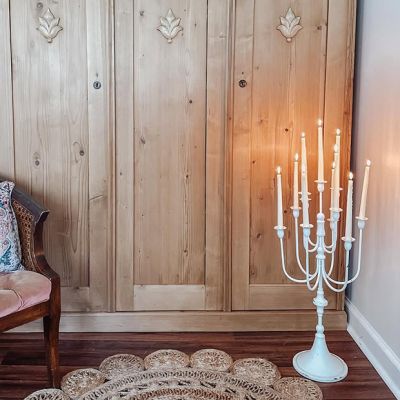 Provincial Iron Tabletop Candelabra