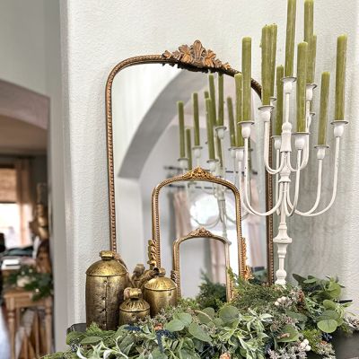 Provincial Iron Tabletop Candelabra