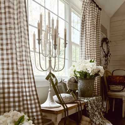 Provincial Iron Tabletop Candelabra