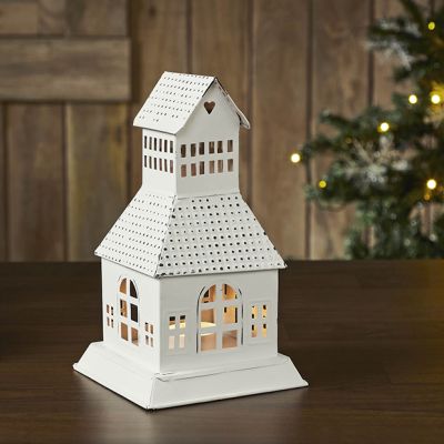 Quaint Country Village House Tealight Holder