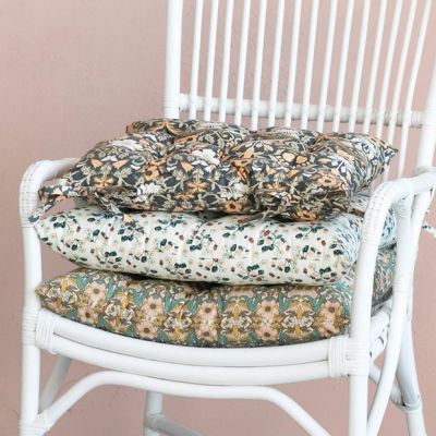 Quilted Cotton Chair Cushion