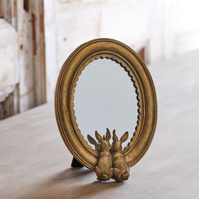 Rabbit Tabletop Mirror