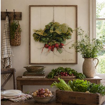 Radish By Bonnie Mohr Framed Wall Art