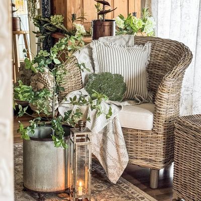 Rattan Barrel Chair