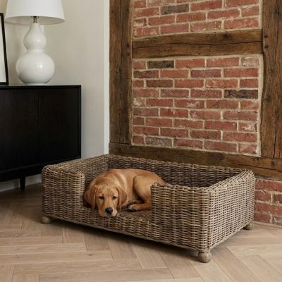 Rattan XL Dog Bed