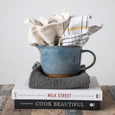 Reactive Glaze Finish Stoneware Creamer