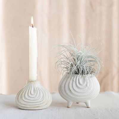 Reactive Glaze Stoneware Tabletop Accent