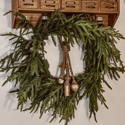 Real Touch Pine Wreath