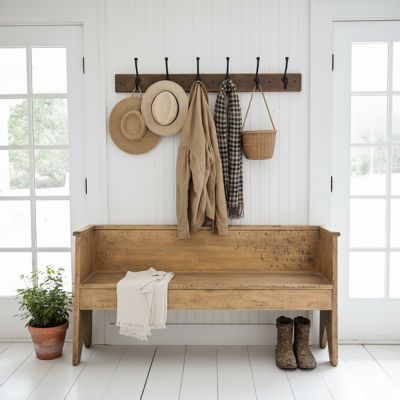 Reclaimed Elm Settee Bench