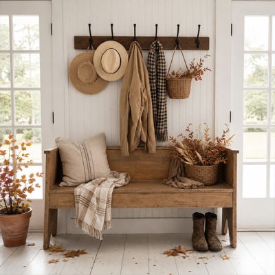 Reclaimed Elm Settee Bench
