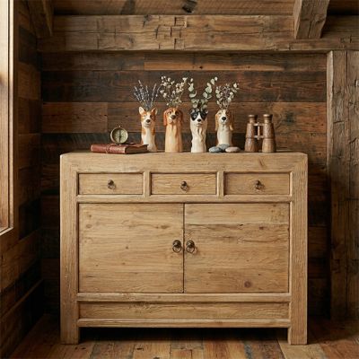 Reclaimed Pine Sideboard Cabinet
