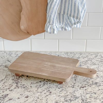 Rectangular Rustic Cutting Board Riser