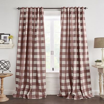 Red Buffalo Check Room Darkening Curtain Panel 52x84
