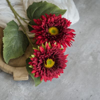 Red Gerbera Daisy Floral Spray