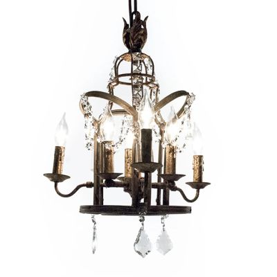 Regal Rustic Elegance 6 Light Chandelier