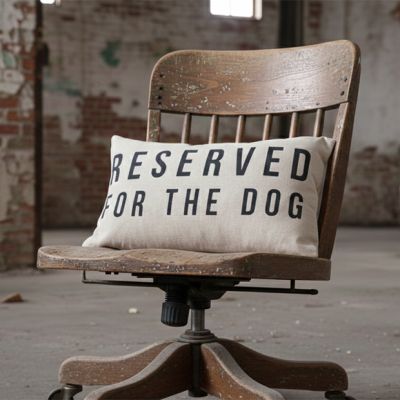 Reserved For The Dog Accent Pillow