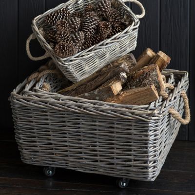 Rolling Willow Storage Basket Set of 4