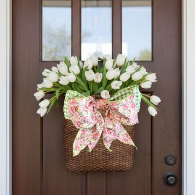 Roses And Gingham Bow