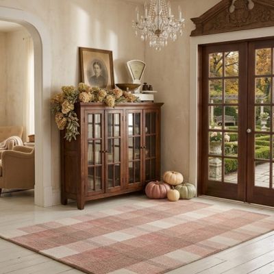 Rosewood Cottage Plaid Area Rug