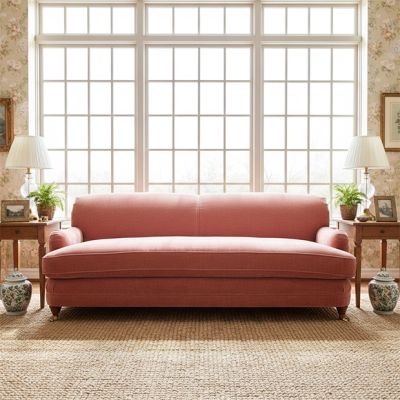 Rosewood Velvet Sofa