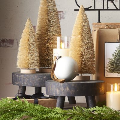 Round Christmas Tree Riser WHITE CHRISTMAS | Shop Sales Events Antique Farmhouse