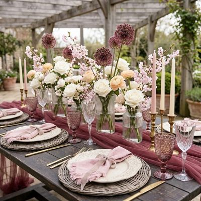 Round Woven Willow Placemat Set of 4