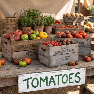 Royal Fruit Farm Handled Crate Set of 3