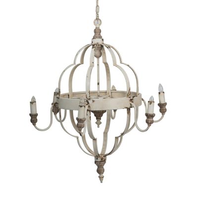 Rugged Elegance 6 Light Chandelier