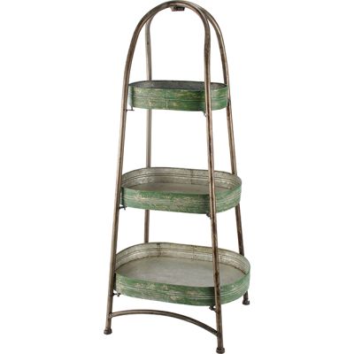Rustic Accents 3 Tier Ladder Display Stand