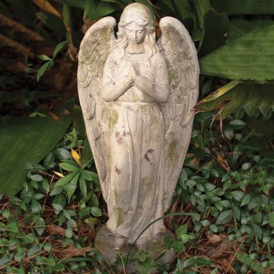 Rustic Angel Garden Sculpture