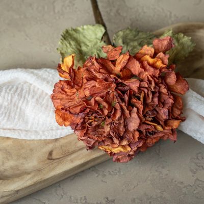 Rustic Autumn Hydrangea Stem Set of 3
